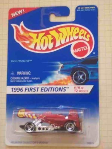 Hot Wheels 1996 -#10 Dogfighter Razor Wheels #375 Collectible Collector Car Mattel 1996 First Editions 1:64 Scale