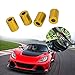 Spacer Riser, Car Aluminum Alloy Engine Hood Ventilation Spacer Riser Fit for 6mm Motor (Gold)
