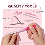 Modelones Cuticle Remover Kit - Cuticle Remover Cream & Cuticle Oil, Cuticle Care Kit w/Cuticle Trimmer Cuticle Pusher & Cuticle Nipper for DIY Nail Manicure, Removedor de Cuticula for Nail Care - Image 3