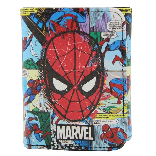 Spider-Man Blue Sky Action Trifold Wallet in Collectors Tin2