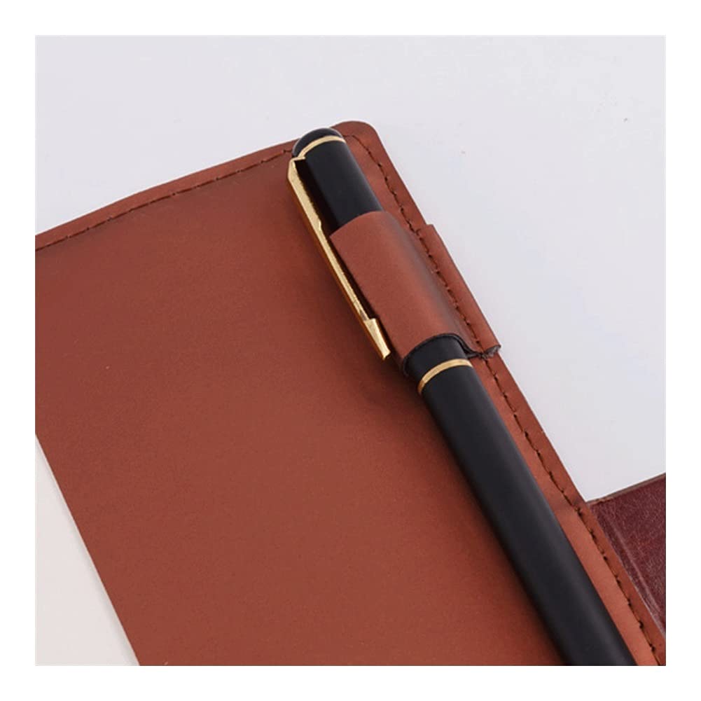 Carnets et journaux Notebook Hardcover Cuir Journal avec Boucle Business Office Diary Convient pour Faire des Plans, écriture, Fournitures Scolaires étudiant en Commerce (Color : C, Taille : B5)