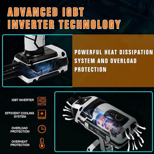 Image of TRQWH Portable Welding Machine 110V Handheld Welder | IGBT Inverter, 5 Variable Current Adjustment, Fit 1 /16 inch-1 /8 inch Welding Rods, for DIY /Home Repair /Farm Maintenance /Automotive
