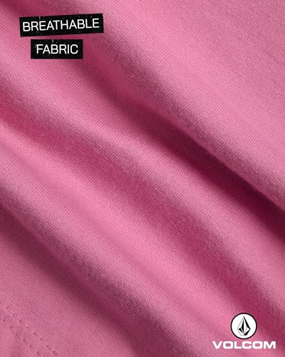 Image of Volcom Girls Shirts - Casual Crewneck Short Sleeve Graphic Tee Trendy Tops - Breathable Girls Summer Clothes