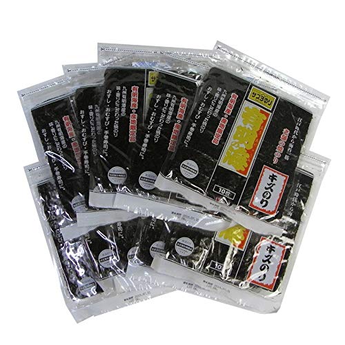 サスヨのり 特選焼き海苔 ちょいキズ訳ありセール品 全形10枚入り10袋