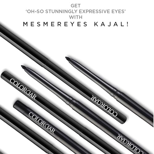 Colorbar Mesmereyes kajal, Black, 0.35g, Eyeliner, Long-lasting, Smudge-Free,Vegetarian, Paraben-free - Image 4