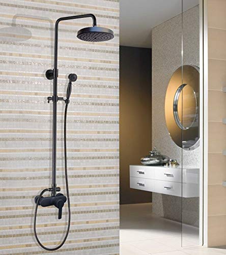 Ensemble de douche en bronze huilé pour rénover une salle de bains