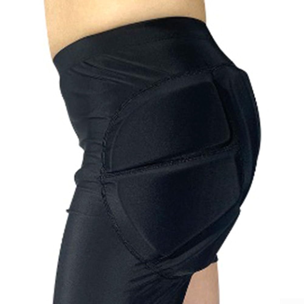 Shorts Nylon Spandex Acolchados para Esquí y Patinaje