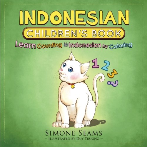Indonesian Children's Book: Learn Counting in Indonesian by Coloring