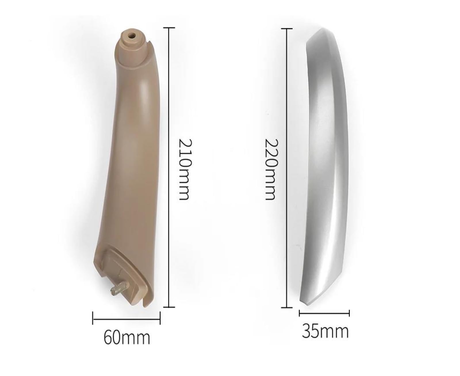 MBROS Side Door Handle Cap 51417122202 51417122201 for X5 E53 1999 