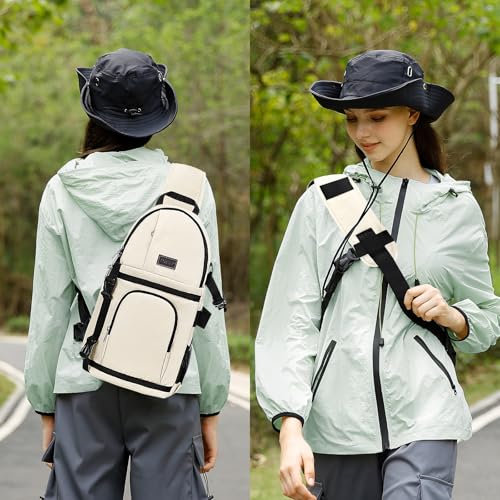 image for MOSISO Camera Sling Bag, DSLR/SLR/Mirrorless Camera Backpack Case Shoc