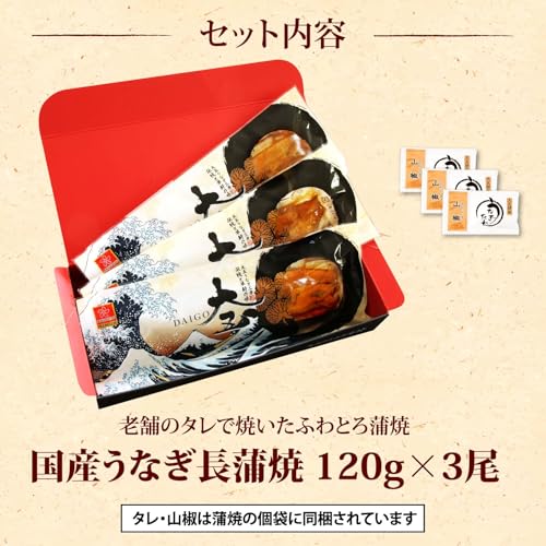 大五うなぎ工房 国産 うなぎ 長蒲焼 3尾セット の商品画像 1