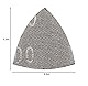 kwb Gitterleinen Schleif-Papier Schleifgitter-Scheibe für Nass- und Trocken-Schliff, f. Delta-Schleifer 93 x 93 K-80, aus Fiberglas, gelocht m. Klett, 5 Stk.