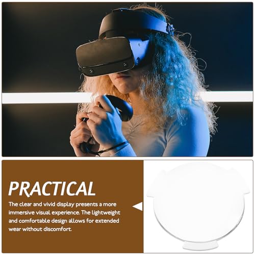 FONDOTIN Lentes Convexas para Gafas de Realidad Virtual VR 3D Diámetro 25 MM Distancia Focal 45 MM 20 Unidades de Plástico PC Bloqueo de Luz y Lente Anti-Mareo para Accesorios VR de - imagen 3