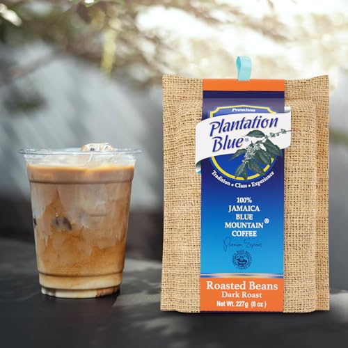 Plantation Blue 100% Jamaica Blue Mountain Coffee - Dark Roasted Coffee Dark Roast - Image 2