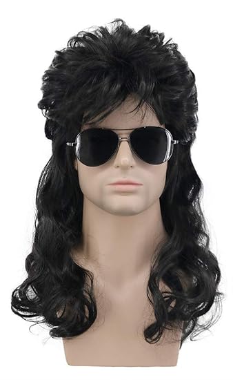 Hombre con peluca de mujer Clearance