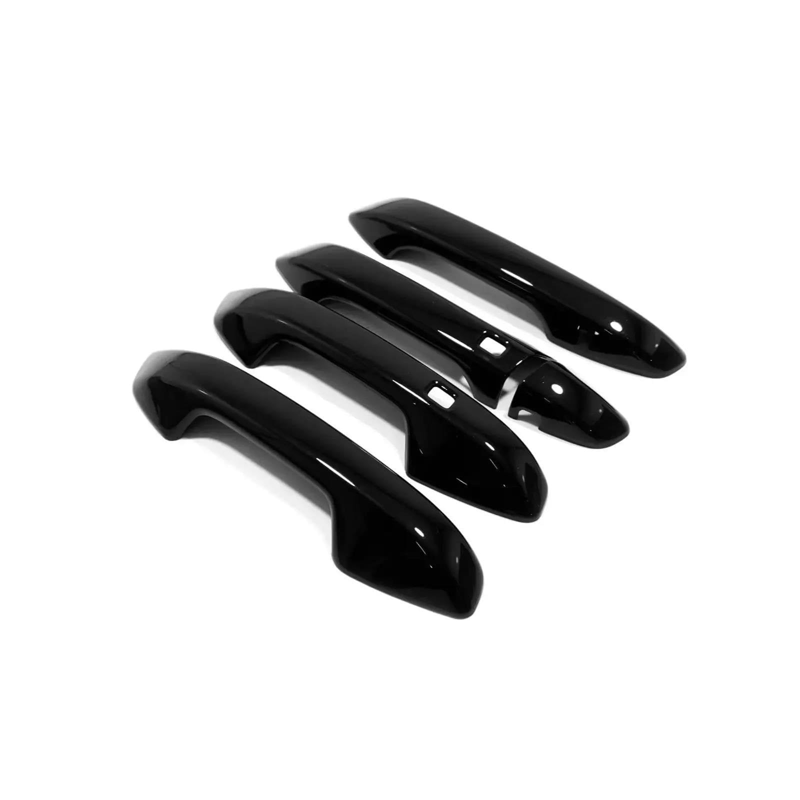 JTWMTY for Kia for Seltos for Forte for Cerato K3 2019-2024 ABS Glossy Black Door Handle Cover Sticker Car Accessories(Glossy Black)