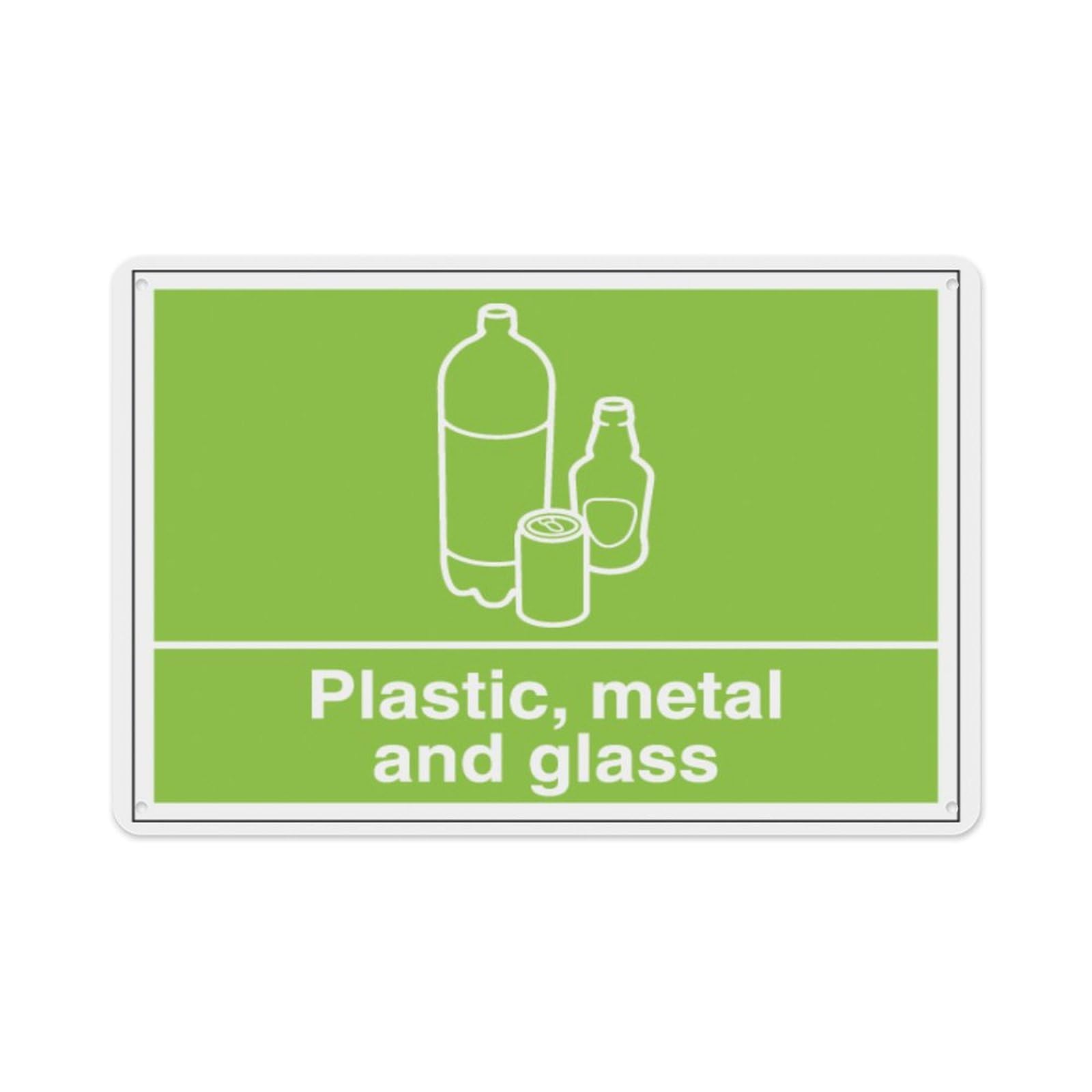 Kwqdozf As Pic Plastic Metal Glass Aluminum Tin Warning Signs For Home Outdoor Garden 12X1