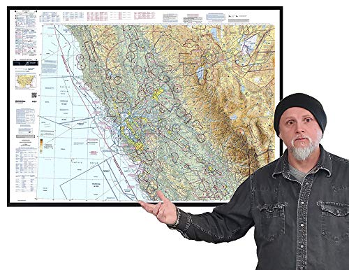 FAA Chart: VFR Sectional SAN Francisco SSF (Current Edition). Art Print Quality, Suitable for...