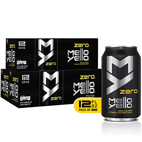 Image of Mello Yello Fridge Pack Bundle, Zero Calorie Citrus Falvoured, 12 Fl Oz (Pack of 36)