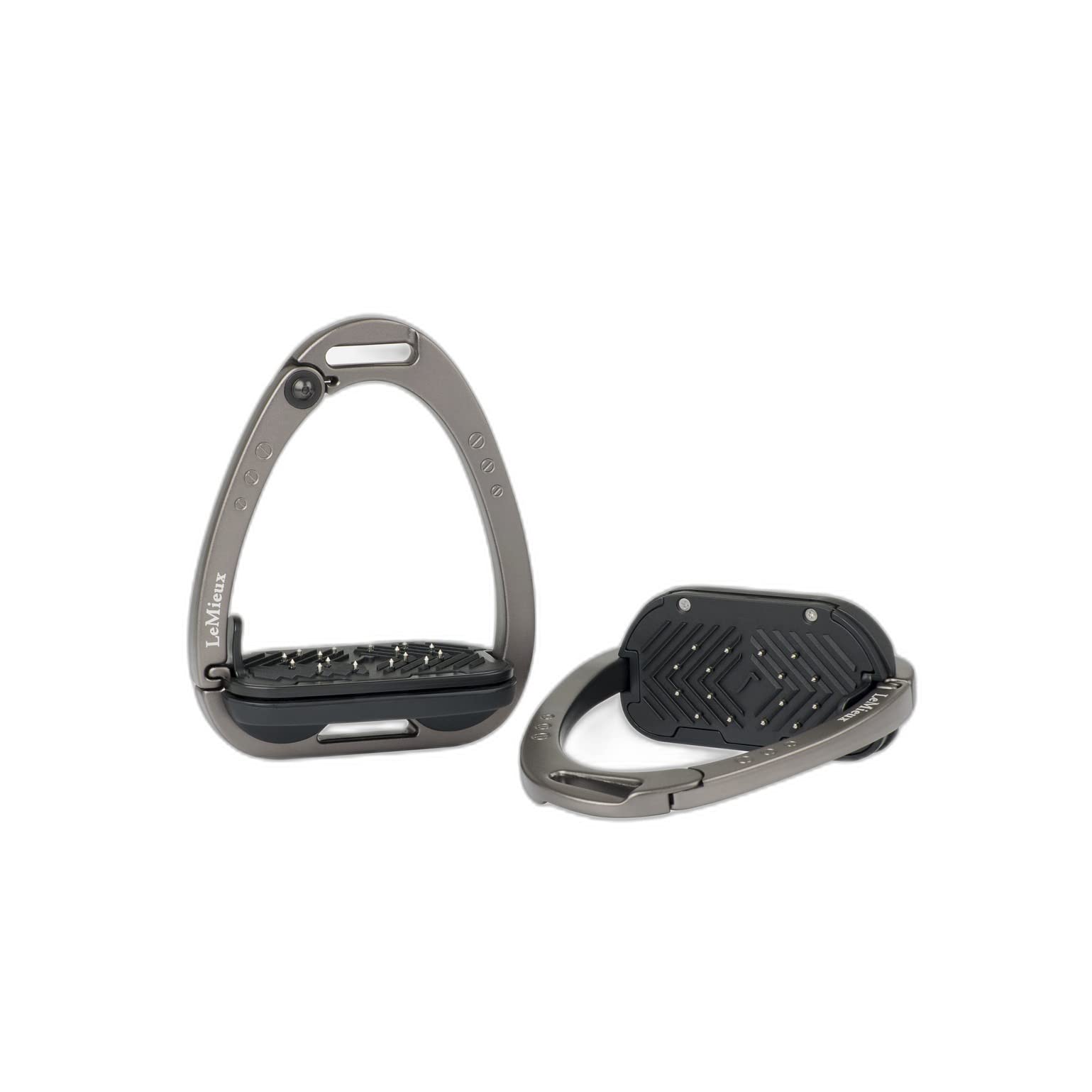 LeMieux Vector Control Stirrup - Carbon - Aviation Grade Aluminium - Lightweight - Ergonomic Footplate