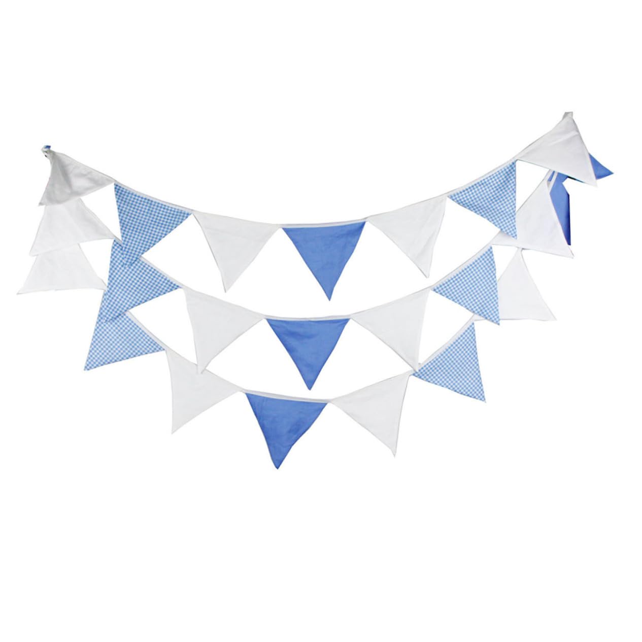 UPKOCH 3piezas Banderines Para Decoración De Fiestas Para Bodas y Cumpleaños Banderas Azules y
