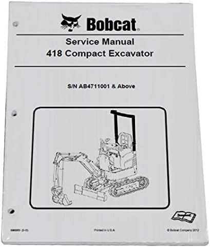 Bobcat 418 Workshop Repair Manual