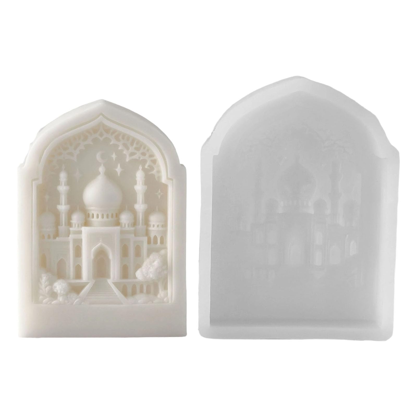 Mekalero Creative Silicone Moons Shape Casting Mold Suitable for DIYer and Soap Making Baking Silicone Mold