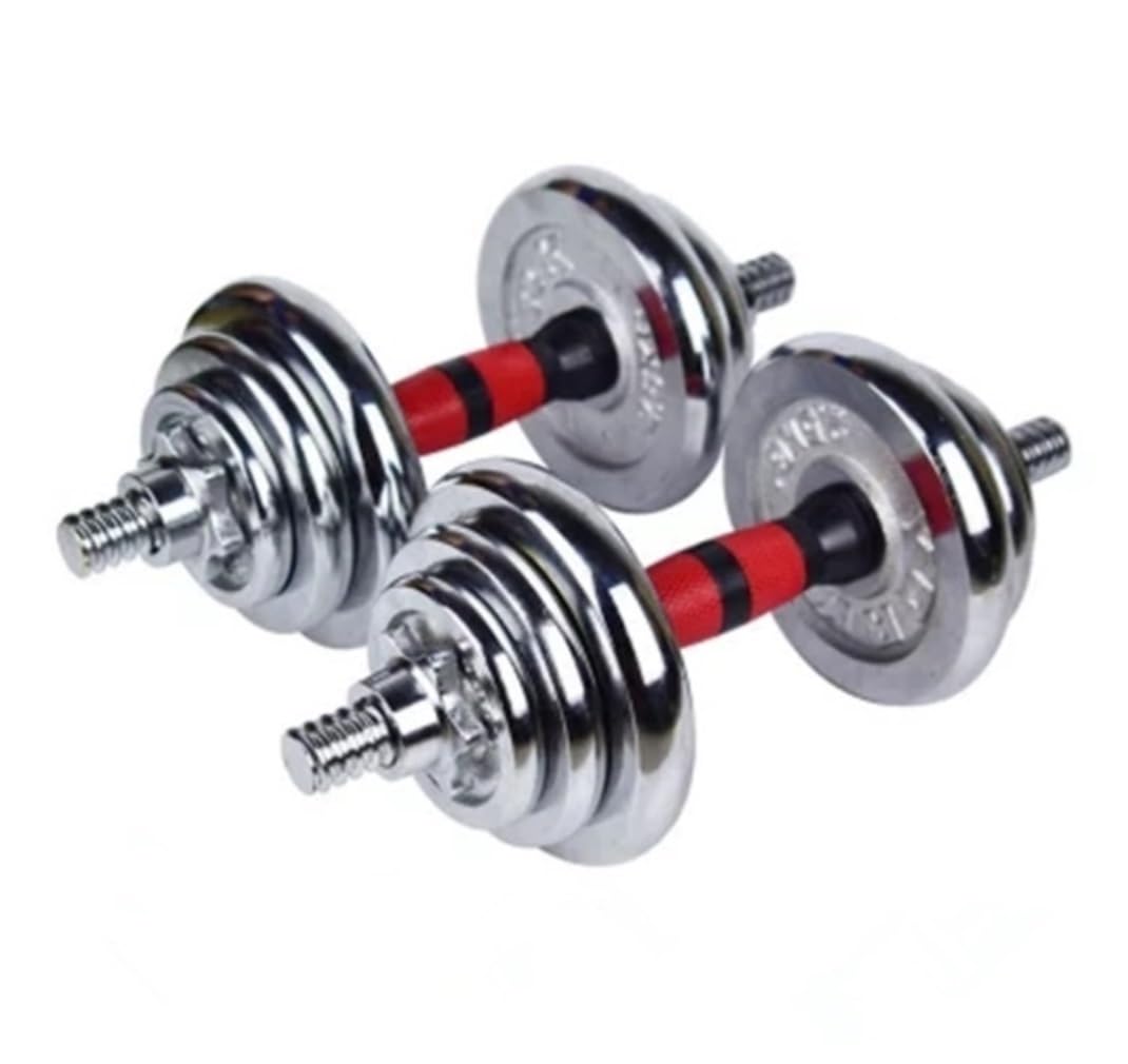 Set di manubri, set pesi, elettrolitici, attrezzature for la casa, bilanciere regolabile, smontaggio, una coppia