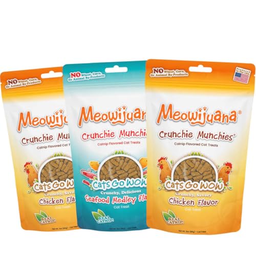 Meowijuana Crunchie Munchie Catnip Treats