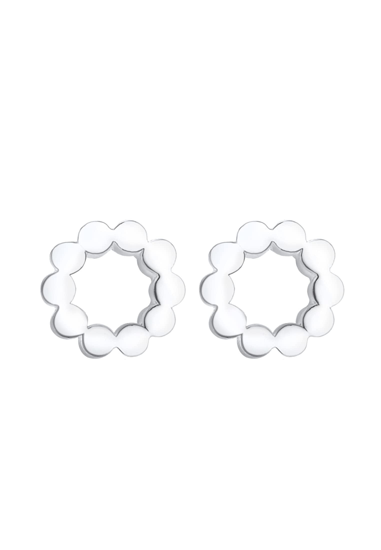 Elli Damen Ohrringe Kreis Circle Geo Minimal in 925 Silber