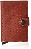  Secrid Perforated Miniwallet Börse mit RFID Schutz 6.5 cm Cognac