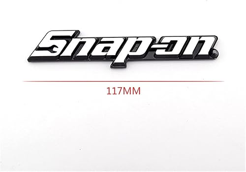 Miniatura 4 de Diseño 3D 4.724 in Snap On Herramientas Plástico Cromo Emblema Insignia Logo
