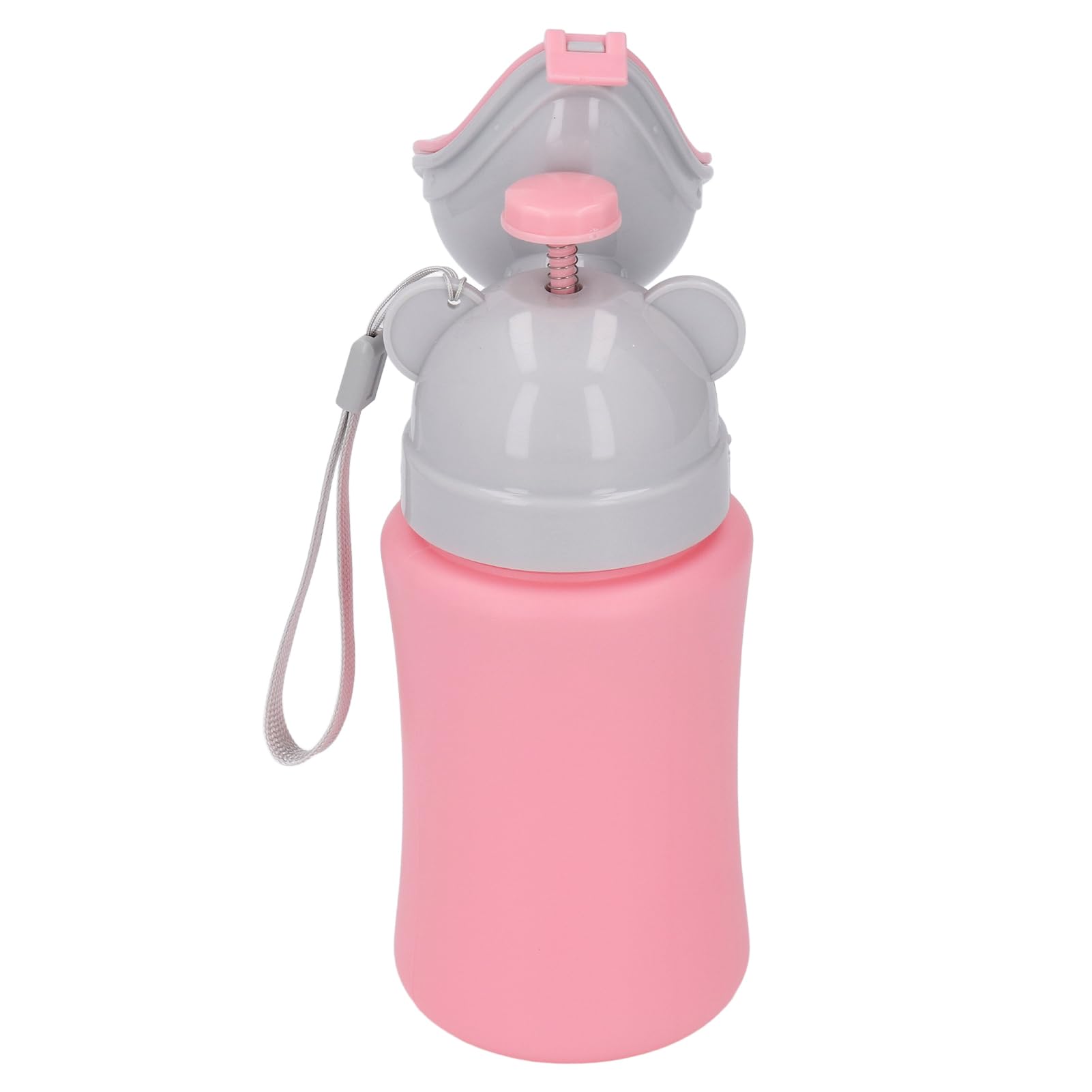 Kids Urinal Cup Leak Proof Travel Potty Bottle Portable Potty Emergency Urinal Toilet for Car Travel Camping,Kids Baby Potty Pee Training (Pink for Girl) - Image 2