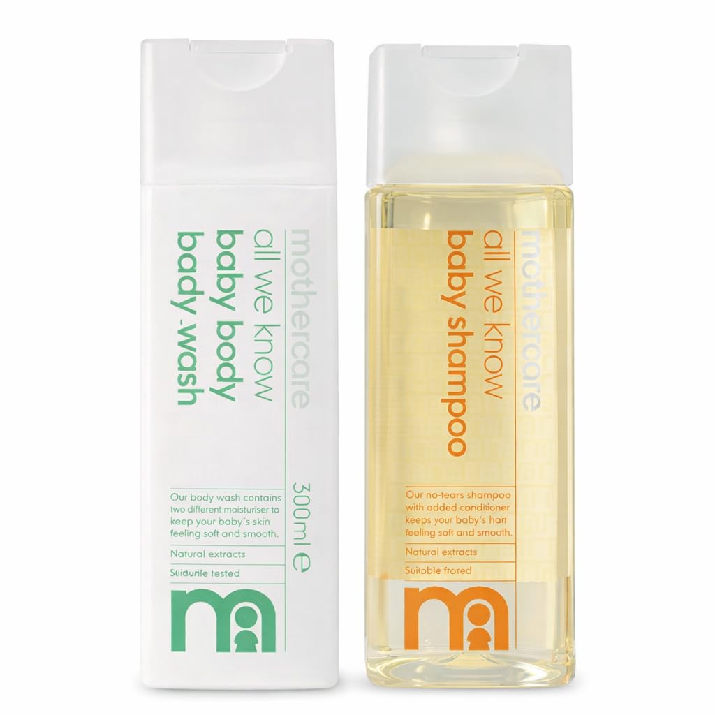 Mothercare All We Know Baby Body Wash and Shampoo (300/300 Ml)-image-9