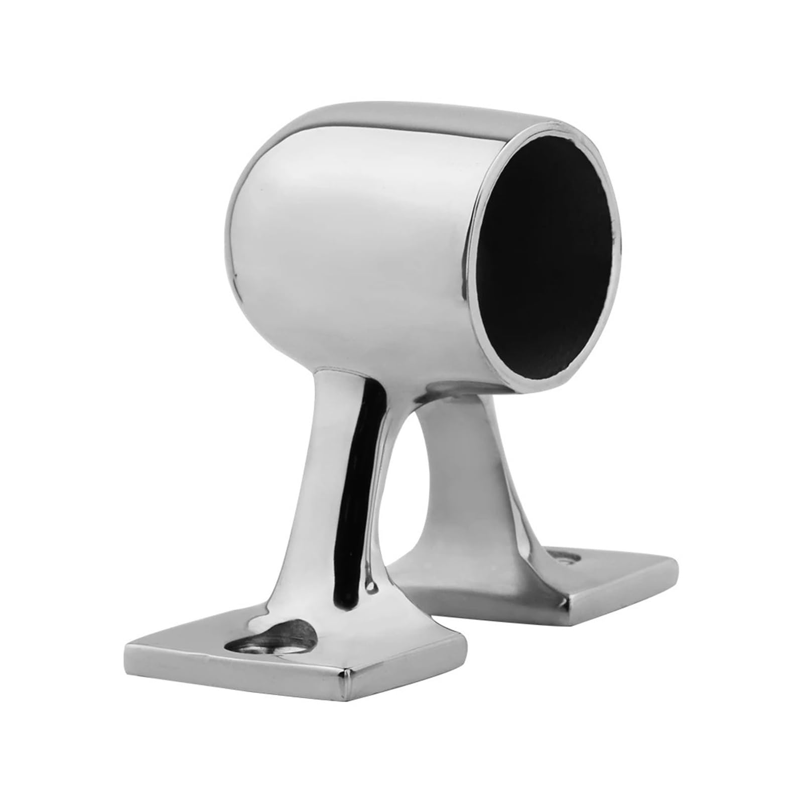 Mtmxalbbr 25Mm Center Boat 90° Stanchion Handrail Fitting 25Mm Marine Center/Forward/End Bracket 316 Stainless Steel Hardware Accessories(25Mm Center)