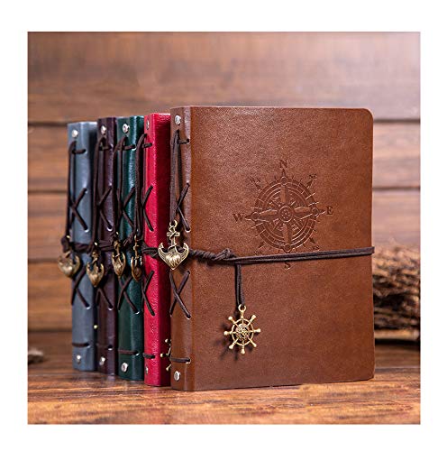 DIY Photo Album Craft Handwork Scrapbook Record Gifts for Anniversary Wedding Birthday Valentines Day Travel Graduation with 60 Pages (Brown)