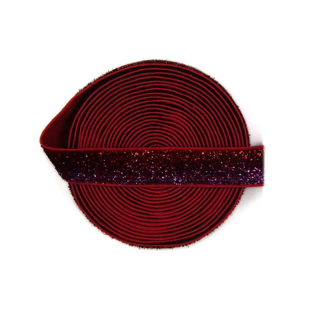 nylon suave goma cintura, Bandas elásticas de satén de licra de 1 yarda y 15 mm for el pelo, diademas, adornos de encaje, costura DIY