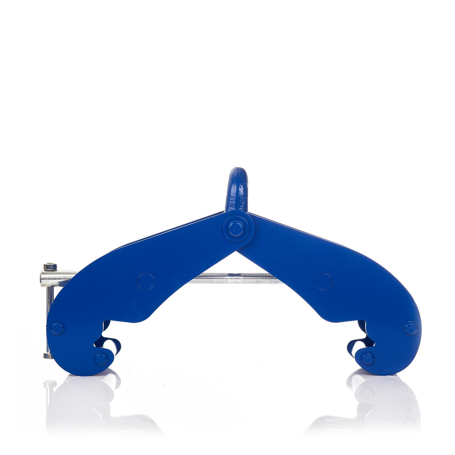Morsetto in acciaio da 3000 kg, regolabile con apertura da 80 a 320 mm, morsetto di sollevamento/morsetto di supporto in acciaio legato, per supporto a I/flangia di supporto, gru e inserto di