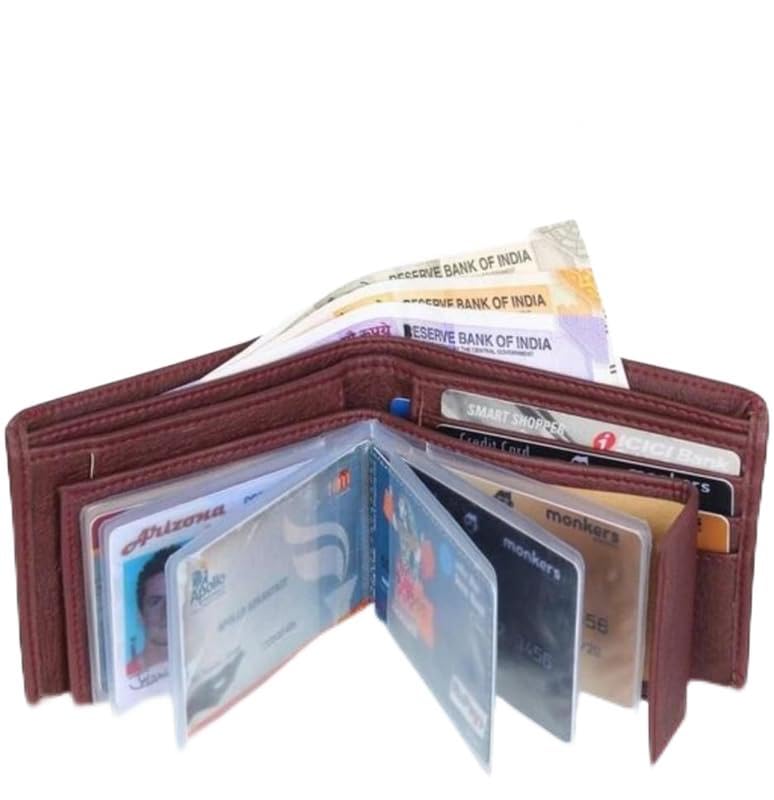 Men Casual, Ethnic, Evening/Party, Travel, Trendy Brown Artificial Leather Wallet (8 Card Slots)-Men’s Wallet and Card Holder with Secure Storage-image-36