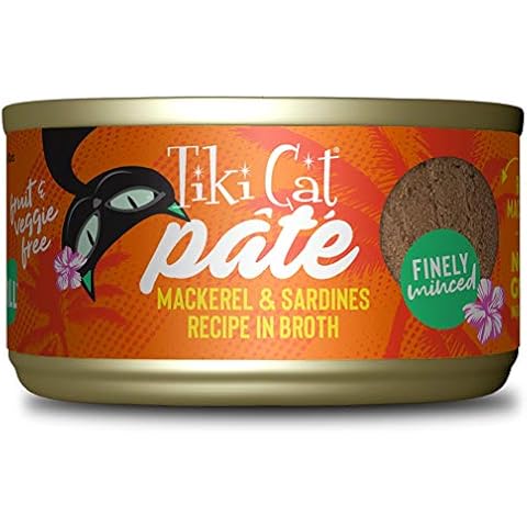 TIKI Cat Grill Pâté, Mackerel & Sardines, 2.8 oz. Cans (Pack of 12) Cover