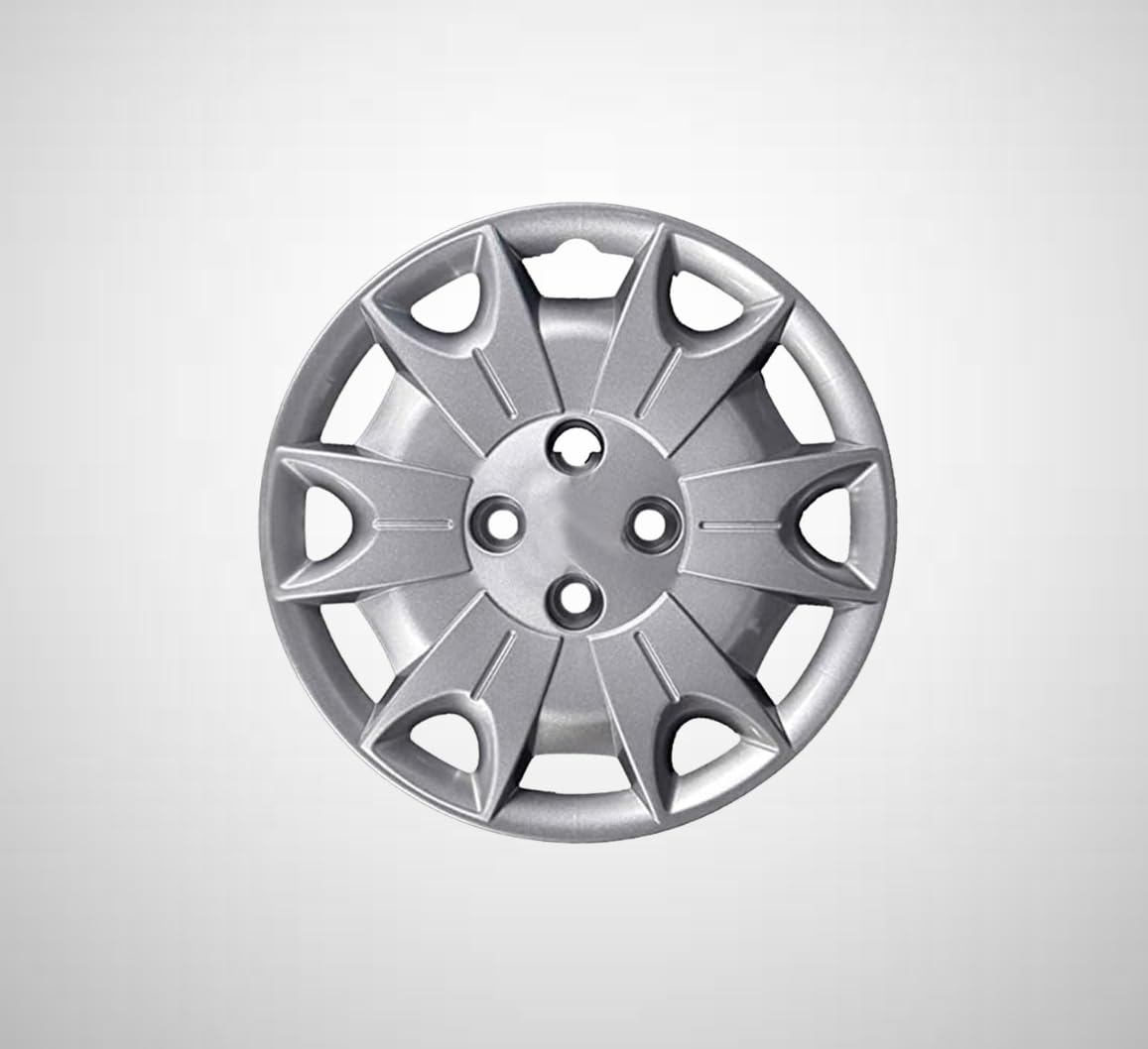 RYELDOM Copricerchi 14 Pollici per Fiat Panda 4x4 dal 2004, Set 4 Coppe Ruota in Nylon Flessibile Resistenti, Copricerchi Auto 14", Made in Italy