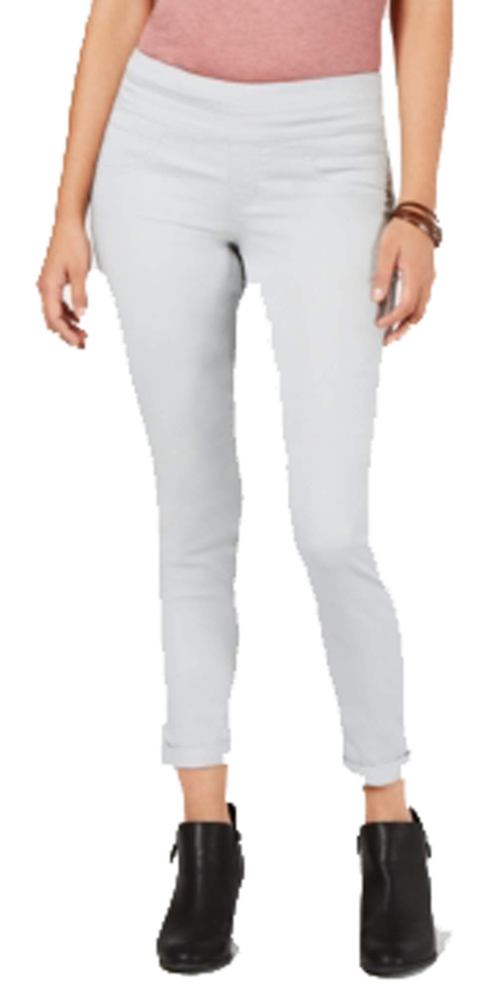 Style Co Rolled-Hem Skinny Pants