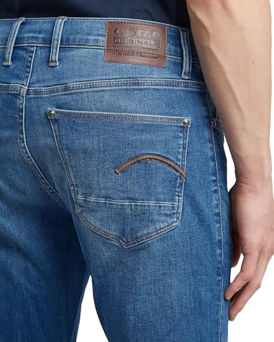 Miniatura 6 de G-Star Raw Revend Skinny Vaqueros, Multicolor Medium Indigo Aged 8968-6028 , 36w 32l Para Hombre