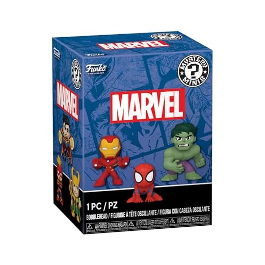 Funko Mystery Mini - Marvel NC - 1 of 12 to Collect - 1 of 12 to Collect - Styles Vary - Marvel Comics- Vinyl-Sammelfigur - Geschenkidee - Offizielle Handelswaren - Comic Books Fans