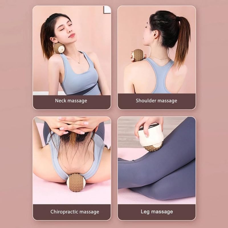 Image of Hot and Cold Foot Massage Roller for Circulation and Pain Relief | Foot & Body Massager for Muscle Relaxation, Textured Fascia Ball for Trigger Point Therapy (1Pcs)