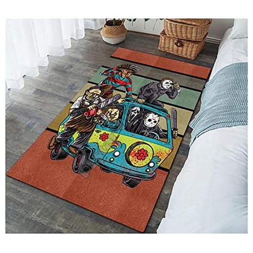 Stephen King'S Carpet It Fluffy Anti-Slid Area Golvmatta 3D-Matta Halkfri Matta Matsal Vardagsrumsmatta Mattan 60X100 Cm