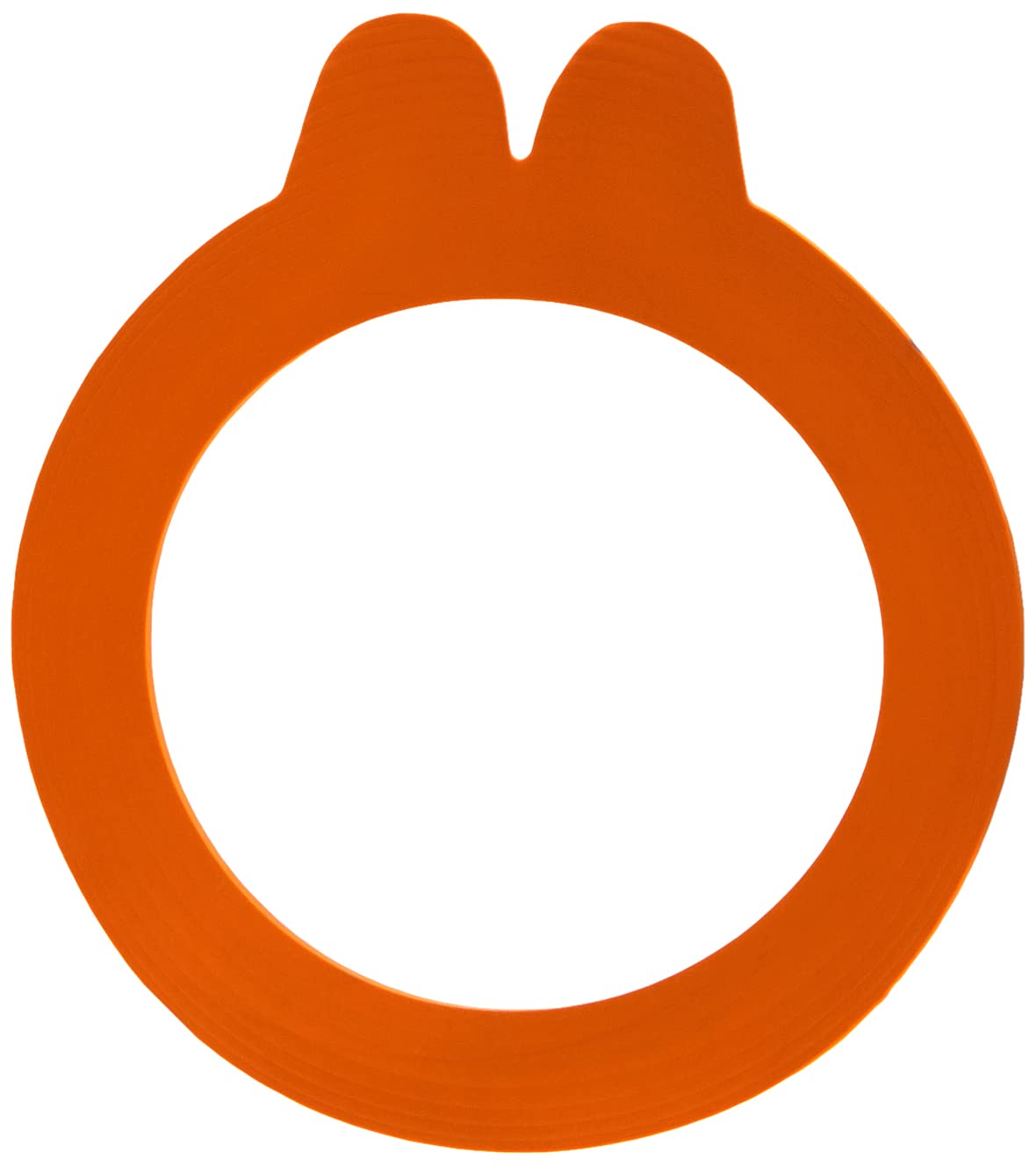 Guarnizioni Per Barattoli Le Parfait - Rondelle In Plastica Arancione Con 2 Orecchie, Diametro 85 Mm, Confezione Da 10