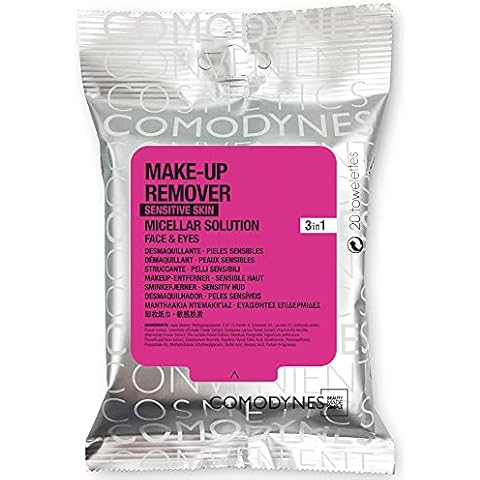 Comodynes Micellar Cleanser Make-up Remover 20 Wipes Cover