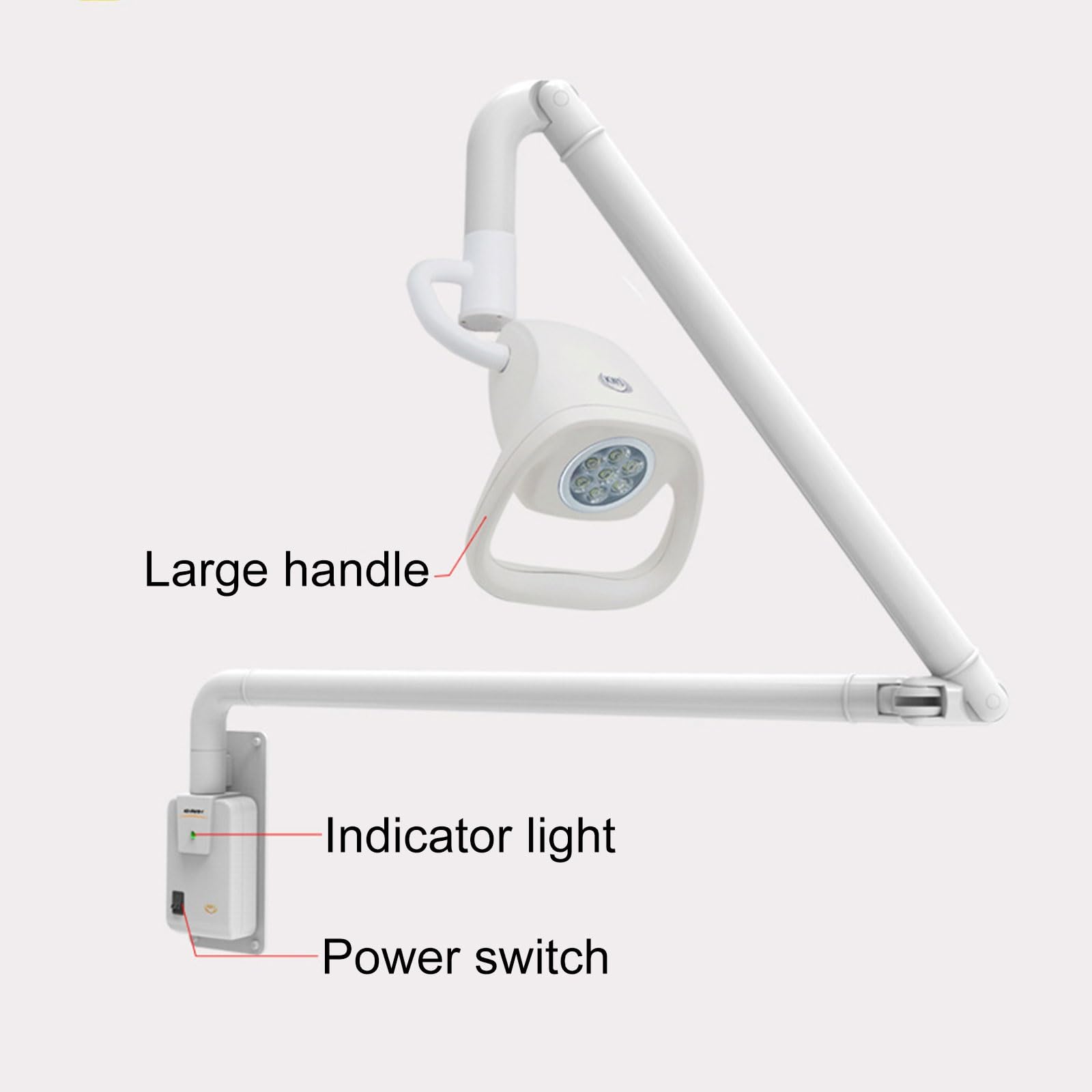 21W LED Lampa Ścienna do Chirurgii Medycznej, Lampa Stomatologiczna Obrotowa o 180 Stopni, Lampa Bezcieniowa, Lampa dla Zwierząt, Lampa Kosmetyczna, Lampa Chirurgiczna