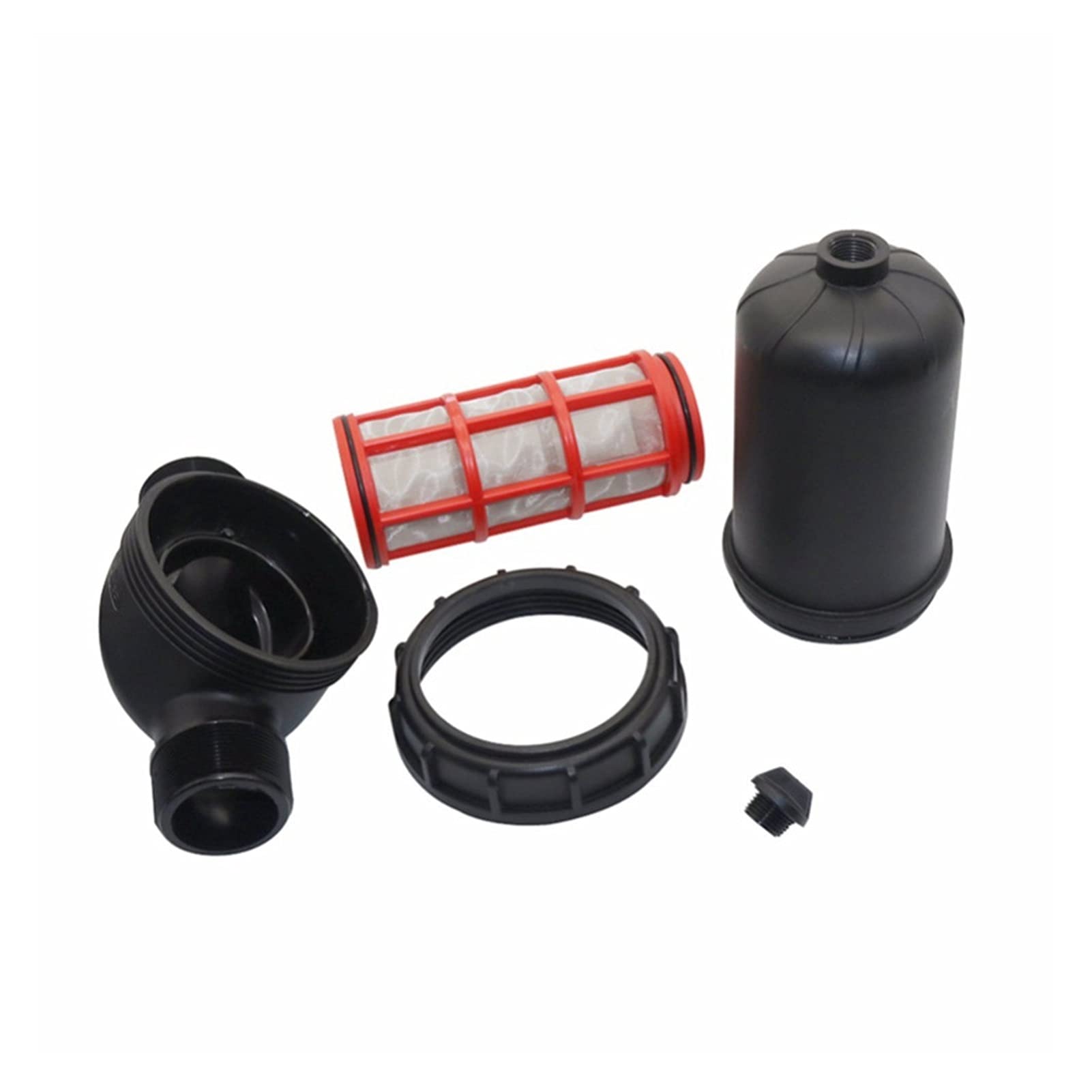 Adaptador de conector de manguera 1-1/2 pulgadas 1-1/4 pulgadas 2 pulgadas 120 Malla de malla filtro de pantalla Goteo de riego Fuente de riego Riego Sprinkler Red Filtro de red 1 pieza